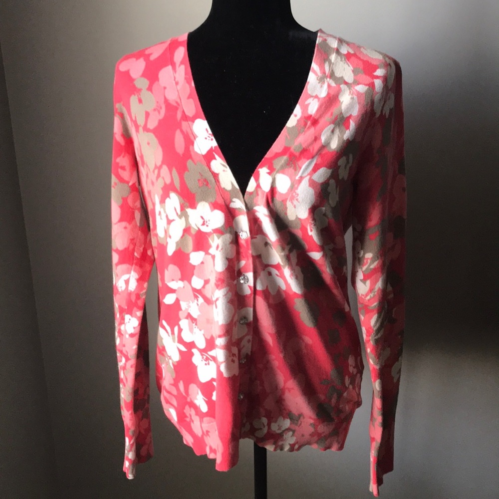 Express Floral Cardigan